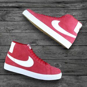 Nike SB Zoom Blazer Mid Shoes - University Red/White (BRAND NEW)